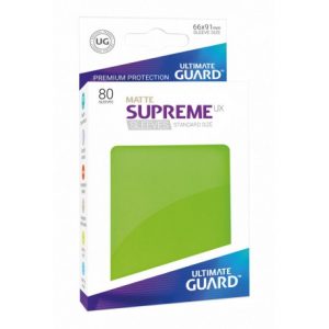 Fundas Ultimate Guard - Matte Supreme 80 unds - Light Green (copia)