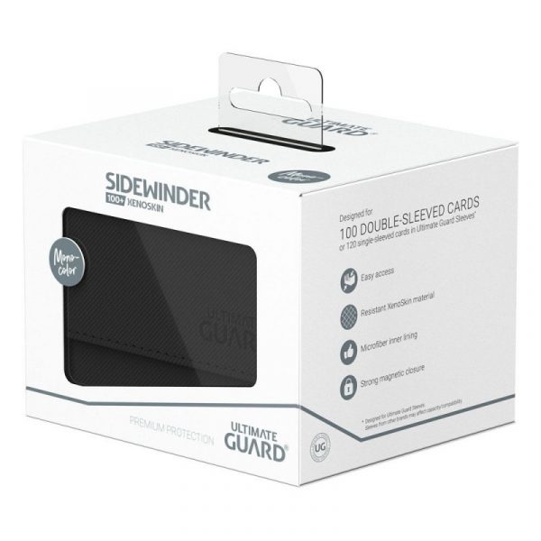 ULTIMATE GUARD SIDEWINDER 100+ XENOSKIN MONOCOLOR NEGRO