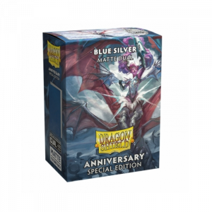 FUNDAS STANDARD DRAGON SHIELD DUAL MATTE BLUE SILVER