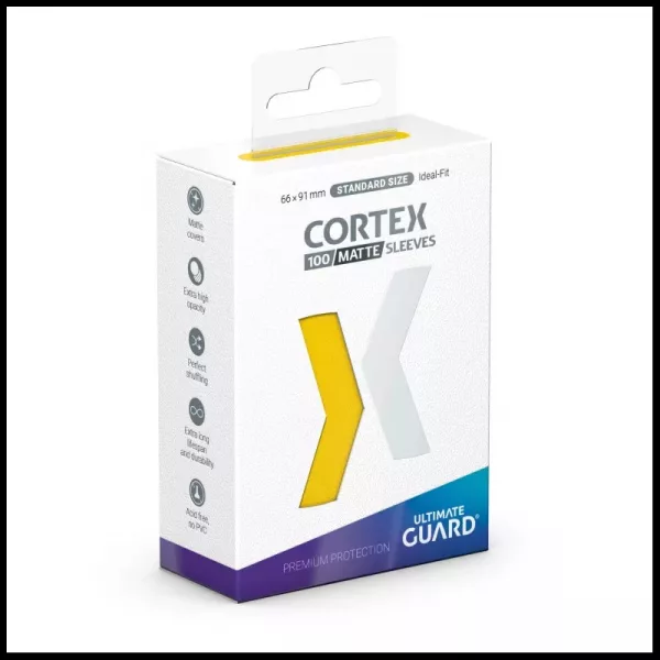 Ultimate Guard Cortex Matte Sleeves Yellow(100)
